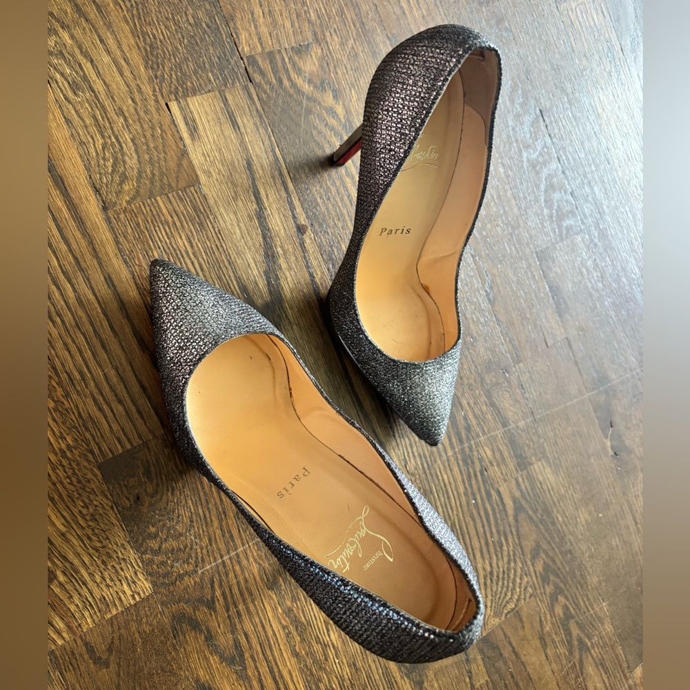 Christian Louboutin FILO 120 Lady Glitter Specchio Heels